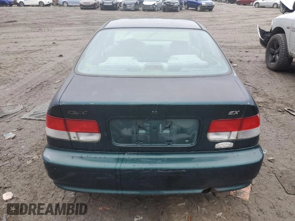 1999 Honda Civic EX with VIN 1HGEJ8242XL078968, listed as a Copart auction lot 72958544 with 269,009 mi miles and Salvage Title. Bid and sale history available at carsss.com. Image 6.
