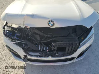 2020 BMW 7 Series 750i xDrive with VIN WBA7U2C09LCD44701, listed as a Copart auction lot 84147734 with 0 mi miles and Non Repairable. Bid and sale history available at carsss.com. Image 12.