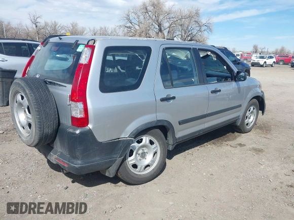 2006 Honda CR-V LX with VIN JHLRD785X6C057434, listed as a IAAI auction lot 41881971 with 210,658 mi miles and . Bid and sale history available at carsss.com. Image 4.
