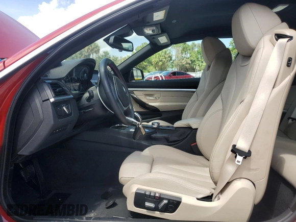 2017 BMW 4 Series 430i z VIN WBA4U7C31H5H20362, wystawiony jako Copart lot #51613525 z przebiegiem 23 199 mil mil oraz Szkoda całkowita • Salvage title. Historia ofert i sprzedaży dostępna na DreamBid. Obrazek 7.