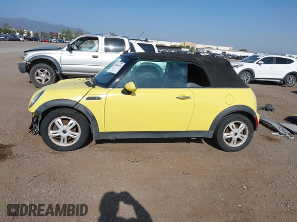 2005 MINI Convertible with VIN WMWRF33435TG11068, listed as a IAAI auction lot 42346035 with 147,367 mi miles and . Bid and sale history available at DreamBid. Image 14.