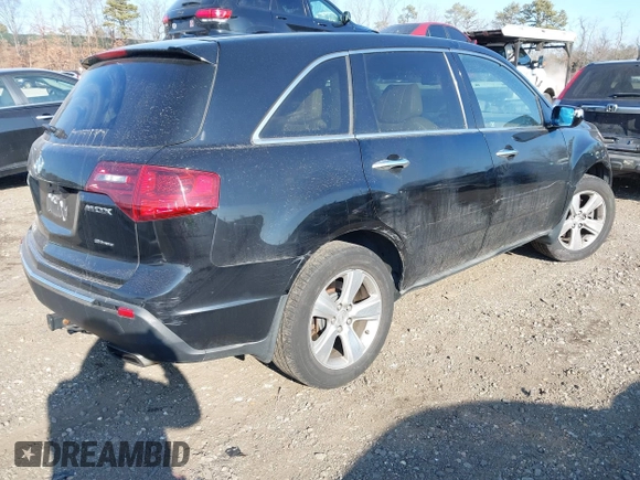 2010 Acura MDX with VIN 2HNYD2H21AH513886, listed as a IAAI auction lot 41358518 with 187,824 mi miles. Bid and sale history available at carsss.com. Image 4.