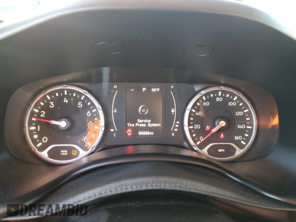 2015 Jeep Renegade Latitude with VIN ZACCJABT0FPB54933, listed as a Copart auction lot 86724884 with 95,638 mi miles and Salvage Title. Bid and sale history available at DreamBid. Image 9.