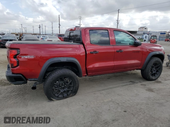 2023 Chevrolet Colorado 4WD Trail Boss with VIN 1GCPTEEK7P1185939, listed as a Copart auction lot 54711295 with 3,476 mi miles and Salvage Title. Bid and sale history available at carsss.com. Image 3.