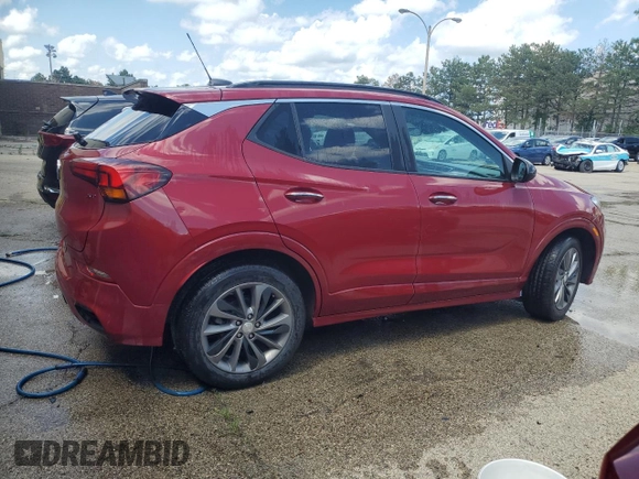 2021 Buick Encore GX Select with VIN KL4MMDS28MB128406, listed as a Copart auction lot 62554525 with 89,219 mi miles and Clean title. Bid and sale history available at DreamBid. Image 3.
