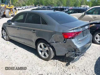 2018 Audi A3 Sedan Premium with VIN WAUAUGFF3J1044466, listed as a IAAI auction lot 41444684 with 47,327 mi miles. Bid and sale history available at carsss.com. Image 3.