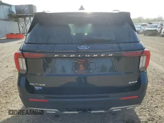 2025 Ford Explorer Active with VIN 1FMUK8DH9SGA99627, listed as a Copart auction lot 54778855 with 8,303 mi miles and Clean title. Bid and sale history available at DreamBid. Image 6.