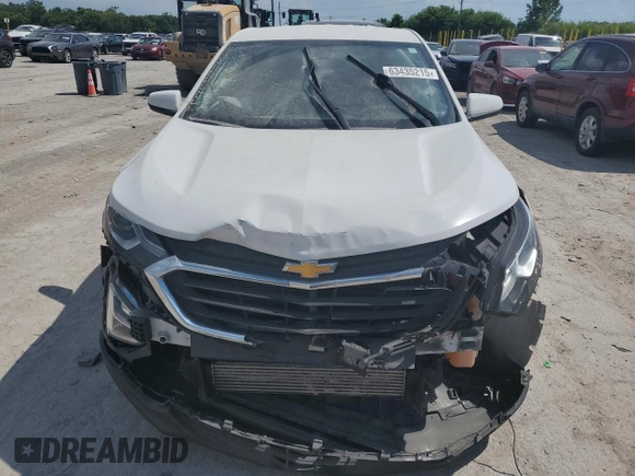 2018 Chevrolet Equinox LT with VIN 3GNAXJEV7JL114695, listed as a Copart auction lot 63435215 with Not provided miles and Salvage title. Bid and sale history available at DreamBid. Image 5.
