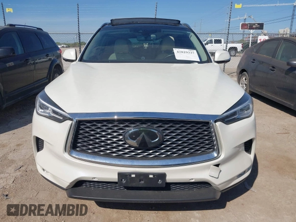 2019 Infiniti QX50 Essential with VIN 3PCAJ5M14KF119529, listed as a IAAI auction lot 42029337 with 88,844 mi miles and . Bid and sale history available at DreamBid. Image 12.