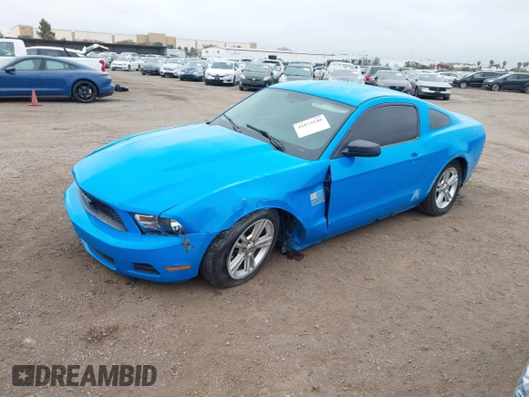 2010 Ford Mustang V6 with VIN 1ZVBP8AN9A5157640, listed as a IAAI auction lot 41873148 with 147,969 mi miles and . Bid and sale history available at carsss.com. Image 18.