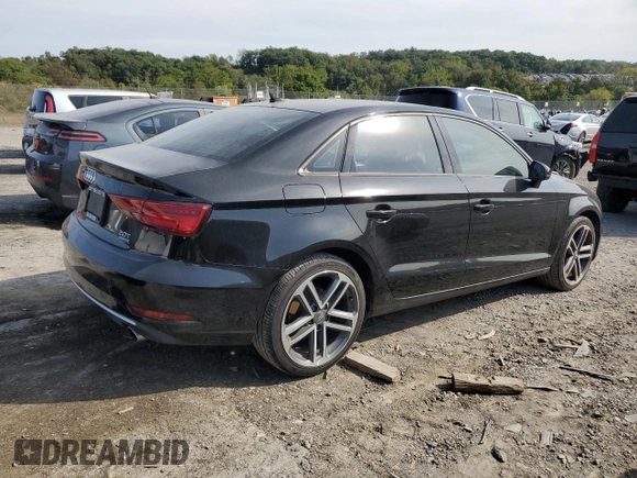2017 Audi A3 Sedan Premium with VIN WAUB8GFF6H1007155, listed as a Copart auction lot 68872083 with 106,095 mi miles. Bid and sale history available at carsss.com. Image 3.