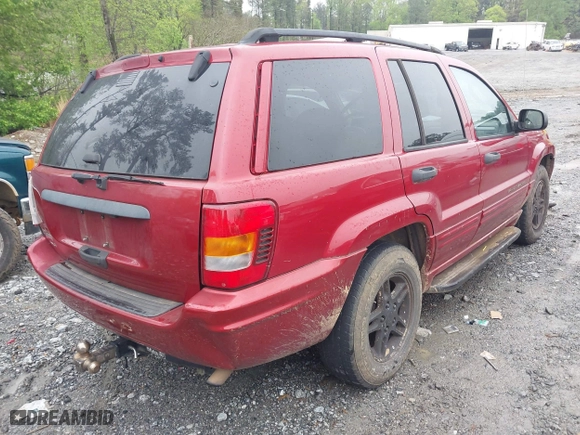 2002 Jeep Grand Cherokee Laredo with VIN 1J4GW48S22C295981, listed as a IAAI auction lot 41987578 with 188,368 mi miles. Bid and sale history available at carsss.com. Image 4.