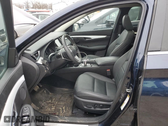 2019 Infiniti QX50 LUXE with VIN 3PCAJ5M30KF116984, listed as a Copart auction lot 44524413 with 52,745 mi miles. Bid and sale history available at carsss.com. Image 7.