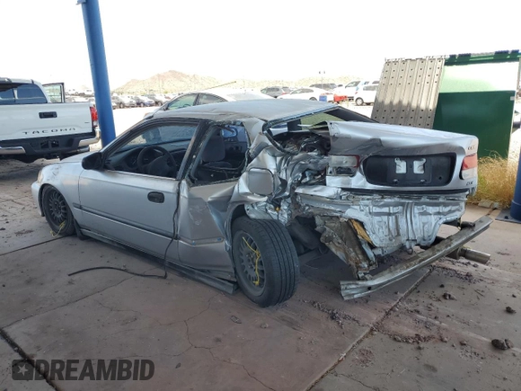 1999 Honda Civic DX with VIN 1HGEJ6125XL086017, listed as a Copart auction lot 58728564 with 262,100 mi miles and Salvage Title. Bid and sale history available at carsss.com. Image 2.