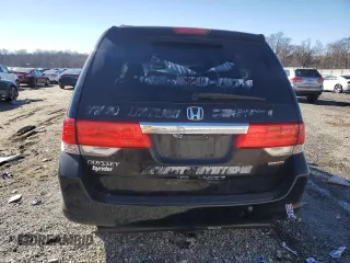 2010 Honda Odyssey Touring with VIN 5FNRL3H91AB030422, listed as a Copart auction lot 88737745 with 0 mi miles and Salvage Title. Bid and sale history available at carsss.com. Image 6.