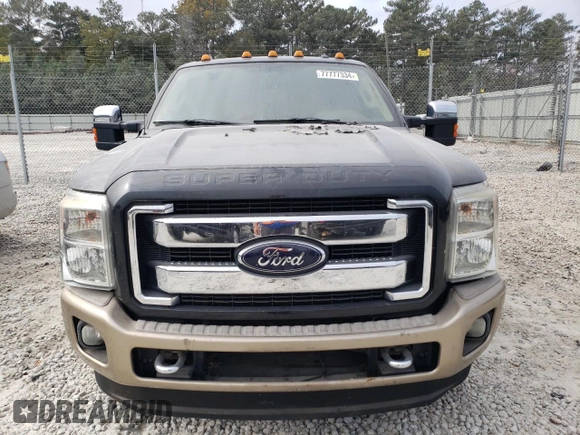 2012 Ford F-350 XL with VIN 1FT8W3DT6CEC61020, listed as a Copart auction lot 77777334 with Not Provided miles and Salvage Title. Bid and sale history available at DreamBid. Image 5.