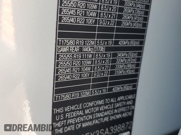 2025 Land Rover Range Rover Velar Dynamic SE with VIN SALYL2EX3SA398872, listed as a Copart auction lot 43451045 with 4,736 mi miles and Salvage title. Bid and sale history available at DreamBid. Image 14.