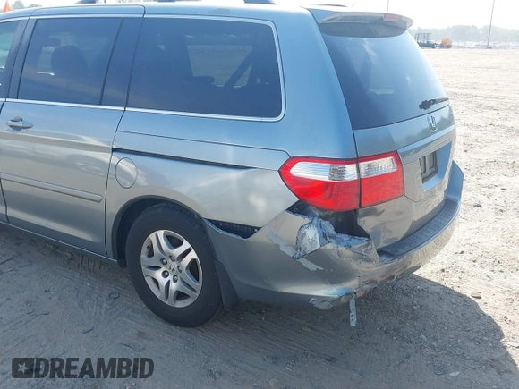 2007 Honda Odyssey EX-L z VIN 5FNRL38697B063344, wystawiony jako IAAI lot #42177286 z przebiegiem 230 773 mil mil oraz . Historia ofert i sprzedaży dostępna na DreamBid. Obrazek 6.