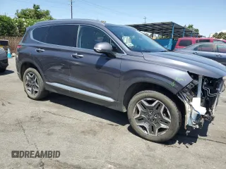 2021 Hyundai Santa Fe Hybrid Limited with VIN KM8S5DA18MU002923, listed as a Copart auction lot 64504734 with 37,445 mi miles and Salvage Title. Bid and sale history available at carsss.com. Image 4.