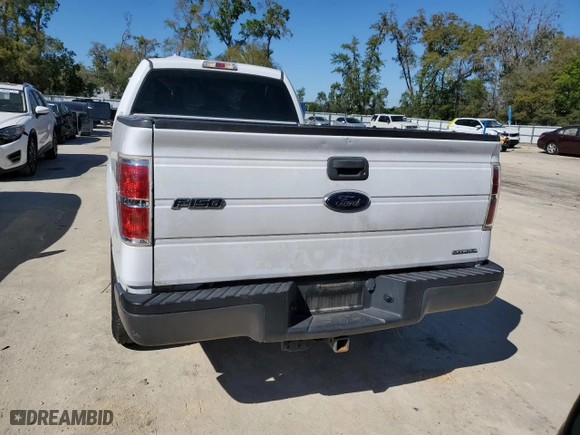 2014 Ford F-150 XL with VIN 1FTMF1CM1EKG07492, listed as a Copart auction lot 49982015 with 137,894 mi miles and Salvage Title. Bid and sale history available at carsss.com. Image 6.
