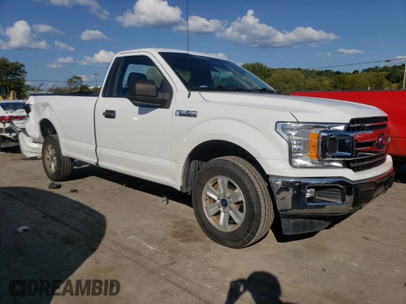 2019 Ford F-150 XL with VIN 1FTMF1C53KKD08235, listed as a Copart auction lot 71729654 with 99,112 mi miles and Non repairable. Bid and sale history available at DreamBid. Image 4.