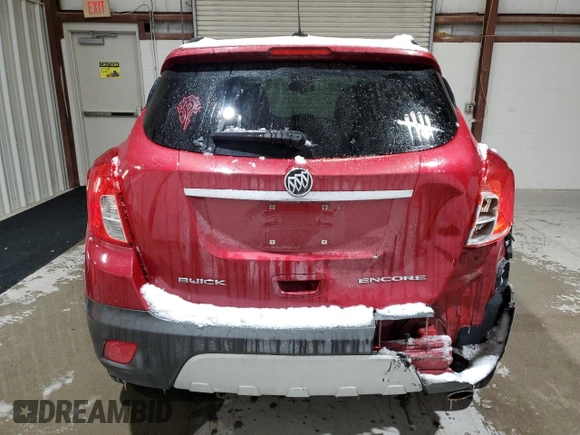 2016 Buick Encore with VIN KL4CJASBXGB671425, listed as a Copart auction lot 45675465 with 70,324 mi miles and Salvage Title. Bid and sale history available at carsss.com. Image 6.