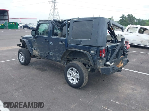 2008 Jeep Wrangler Unlimited X with VIN 1J4GA39178L570624, listed as a IAAI auction lot 42285778 with 189,238 mi miles and . Bid and sale history available at DreamBid. Image 3.