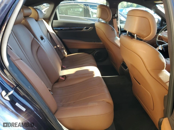 2023 Genesis G80 2.5T with VIN KMTGB4SC3PU196995, listed as a Copart auction lot 82383094 with 28,402 mi miles and Non Repairable. Bid and sale history available at carsss.com. Image 10.