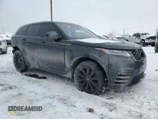 2021 Land Rover Range Rover Velar R-Dynamic S with VIN SALYT2EX8MA315343, listed as a Copart auction lot 46092955 with 42,927 mi miles and Salvage Title. Bid and sale history available at carsss.com. Image 4.