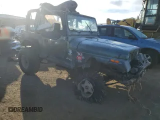 1994 Jeep Wrangler with VIN 1J4FY29S3RP415444, listed as a Copart auction lot 44530625 with 147,569 mi miles and Salvage Title. Bid and sale history available at carsss.com. Image 4.