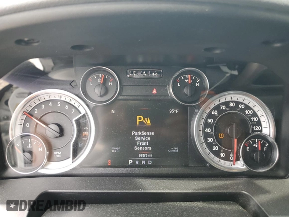 2017 Ram 1500 Big Horn with VIN 3C6RR7LT1HG751277, listed as a Copart auction lot 62312525 with 99,373 mi miles and Clean title. Bid and sale history available at DreamBid. Image 9.