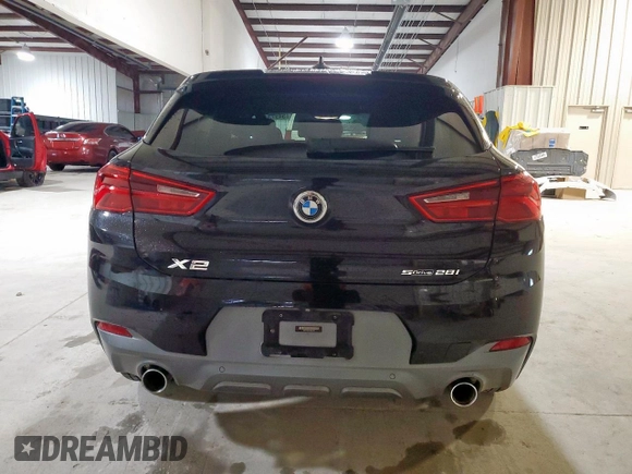 2018 BMW X2 sDrive28i with VIN WBXYJ3C37JEJ81760, listed as a Copart auction lot 54973475 with 64,000 mi miles and Clean title. Bid and sale history available at DreamBid. Image 6.