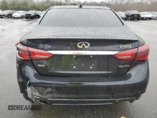 2020 Infiniti Q50 Pure with VIN JN1EV7ARXLM252478, listed as a Copart auction lot 46797865 with Not provided miles and Salvage title. Bid and sale history available at DreamBid. Image 6.
