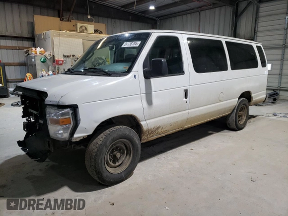 2008 Ford Econoline Passenger XL with VIN 1FBSS31L88DB04015, listed as a Copart auction lot 89138785 with 260,892 mi miles and Salvage Title. Bid and sale history available at DreamBid. Image 1.
