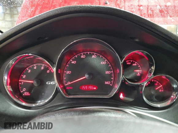 2006 Pontiac G6 GTP with VIN 1G2ZM151664245846, listed as a Copart auction lot 89272915 with 159,196 mi miles and Salvage Title. Bid and sale history available at carsss.com. Image 9.