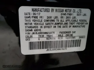 2017 Infiniti QX50 with VIN JN1BJ0RR3HM414470, listed as a Copart auction lot 50634395 with 0 mi miles and Clean Title. Bid and sale history available at carsss.com. Image 13.