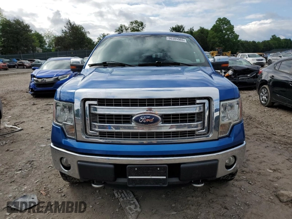 2013 Ford F-150 XL with VIN 1FTFW1ET4DKE90681, listed as a Copart auction lot 56385965 with 165,328 mi miles and Salvage title. Bid and sale history available at DreamBid. Image 5.