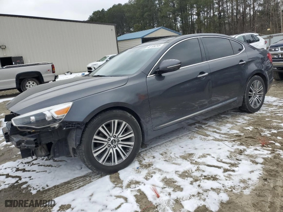 2016 Kia Cadenza Premium with VIN KNALN4D76G5217947, listed as a Copart auction lot 46109295 with NaN miles and Salvage Title. Bid and sale history available at carsss.com. Image 1.