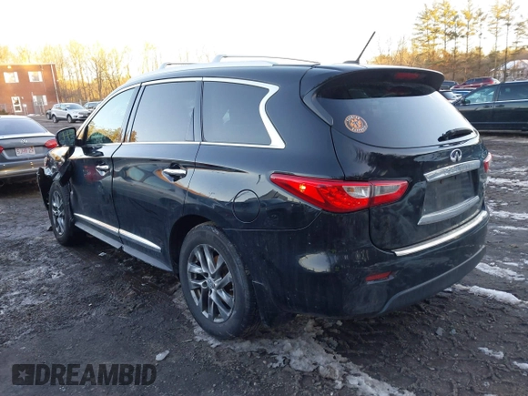 2015 Infiniti QX60 with VIN 5N1AL0MM2FC551977, listed as a IAAI auction lot 41574727 with 134,075 mi miles and . Bid and sale history available at DreamBid. Image 3.