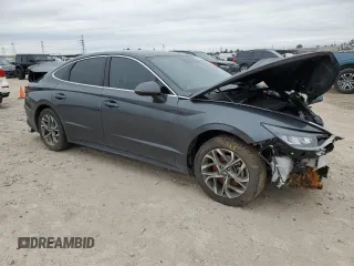 2023 Hyundai Sonata SEL with VIN KMHL64JA1PA279873, listed as a Copart auction lot 46593295 with 56,390 mi miles and Non Repairable. Bid and sale history available at DreamBid. Image 4.