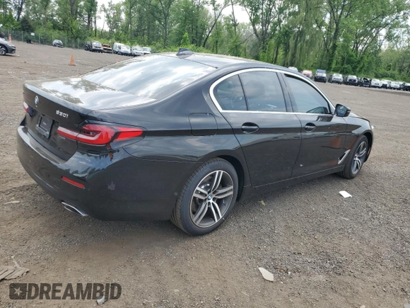 2021 BMW 5 Series 530i xDrive с VIN WBA13BJ01MCF54660, выставлен на аукционе Copart как лот 59411655 с пробегом 90 414 миль миль и Списание • Salvage title. История ставок и продаж доступна на DreamBid. Изображение 3.