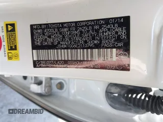 2014 Lexus ES 330 z VIN JTHBK1GG6E2113795, wystawiony jako IAAI lot #42207580 z przebiegiem 128 540 mil mil oraz . Historia ofert i sprzedaży dostępna na DreamBid. Obrazek 9.