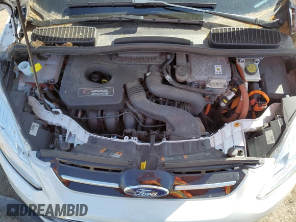 2017 Ford C-Max Energi Titanium with VIN 1FADP5FU1HL106901, listed as a Copart auction lot 51424934 with 0 mi miles. Bid and sale history available at carsss.com. Image 12.