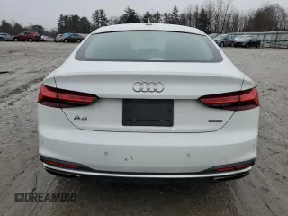 2020 Audi A5 Sportback Premium Plus with VIN WAUCNCF54LA001487, listed as a Copart auction lot 39459044 with 64,816 mi miles. Bid and sale history available at carsss.com. Image 6.