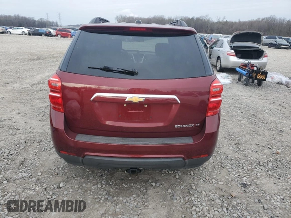 2016 Chevrolet Equinox LT with VIN 2GNALCEK9G6226974, listed as a Copart auction lot 45970575 with Not Provided miles and Salvage Title. Bid and sale history available at DreamBid. Image 6.