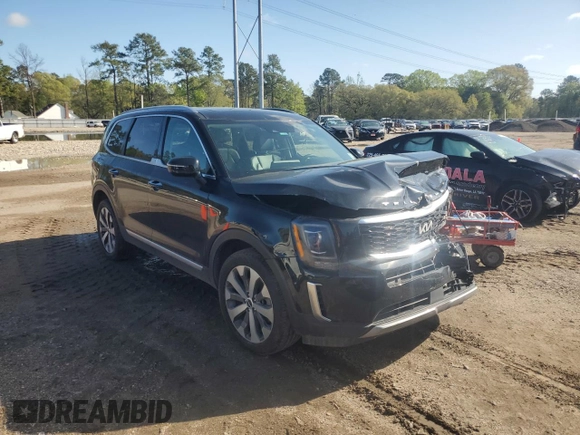 2022 Kia Telluride S with VIN 5XYP64HCXNG255596, listed as a Copart auction lot 49407855 with Not provided miles and Salvage title. Bid and sale history available at DreamBid. Image 4.