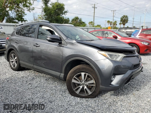 2017 Toyota RAV4 XLE with VIN JTMWFREV7HD105088, listed as a Copart auction lot 53138545 with 88,964 mi miles and Salvage Title. Bid and sale history available at DreamBid. Image 4.