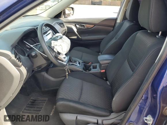 2017 Nissan Rogue S with VIN KNMAT2MVXHP554548, listed as a Copart auction lot 53005245 with 112,515 mi miles and Salvage title. Bid and sale history available at DreamBid. Image 7.