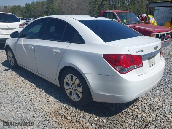 2015 Chevrolet Cruze LS with VIN 1G1PA5SH7F7139286, listed as a IAAI auction lot 41816701 with 91,255 mi miles. Bid and sale history available at carsss.com. Image 3.