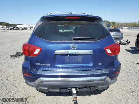 2017 Nissan Pathfinder SV with VIN 5N1DR2MN3HC640041, listed as a Copart auction lot 50608485 with 45,919 mi miles and Salvage Title. Bid and sale history available at carsss.com. Image 6.